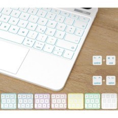 Case med Goojodoq tastatur til iPad Pro 12,9 '', QWERTY, WHITE, ANVENDT