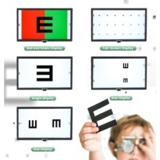 Digitaalinen näyttö Huanyu Eye Test, 21,5 ", yli 44+ visuaalista