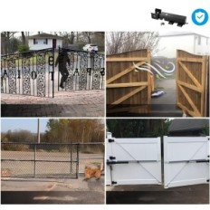 Automatyczny zamek elektryczny ET24 na 24V do bramy skrzydłowej