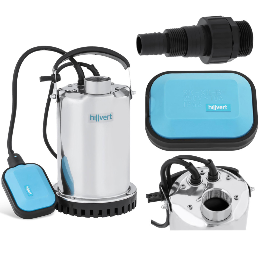 Porciones sumergibles. Acero inoxidable de acero sumergible 400W 7000L / H a 8M