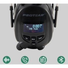 Protear E8830BTDAB +, DAB / DAB + / FM Schutzkopfhörer, DAB / DAB + / FM, Bluetooth 5.3, SNR30DB
