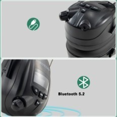 Protear E8830BTDab +, DAB / DAB + / FM zaštitne slušalice, DAB / DAB + / FM, Bluetooth 5.3, SNR30DB