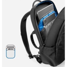 TomToc T65S1D1 sülearvuti seljakott, URBANEX-T65, Cordura, 20L, 15,6 '', must