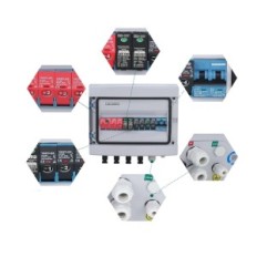 Distribution Box med automatiska brytare YRO HA-12Way, 550V, IP65