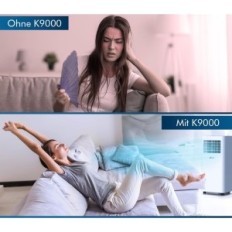 Mobilni klima uređaj Klim K9000 9000 BTU s funkcijom sušenja, izložba