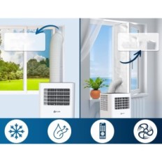 Mobile Air Conditioner Klim K9000 9000 BTU med tørringsfunktion, udstilling