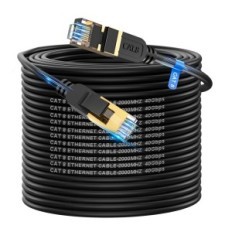 Ethernet Cable Griso Cat8, 50 m, 40 Gbit / S, 2000 MHz, Gold Plated RJ45 Plug