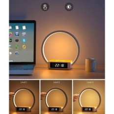 Liten lampe amouhom b17, trådløs lasting 18 w, ingen boks