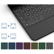Goojodoq A1895 Pro tastatūra I1895 Pro par iPad Pro 11 / iPad Air 5/4, Black izstāde