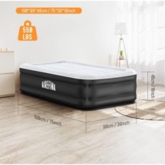 AIREFIN AF-A03 self-supporting mattress with a pump, 190x99x46 cm, after repair