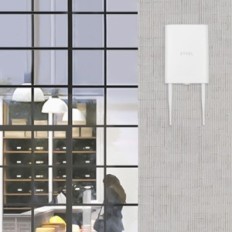 Külső hozzáférési pont ZYXEL WiFi 6 AX1800 (kéttartományú 802.11ax), IP55