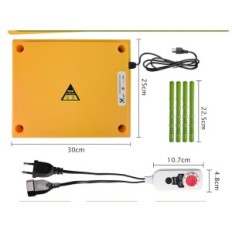 Oppvarming Pad Plotohiker for kyllinger, 25 x 30 cm, 30w