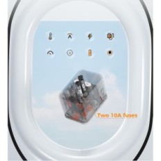 Tessan 636dv 65 W Reisi adapter, 2 USB, 3 USB C, valge