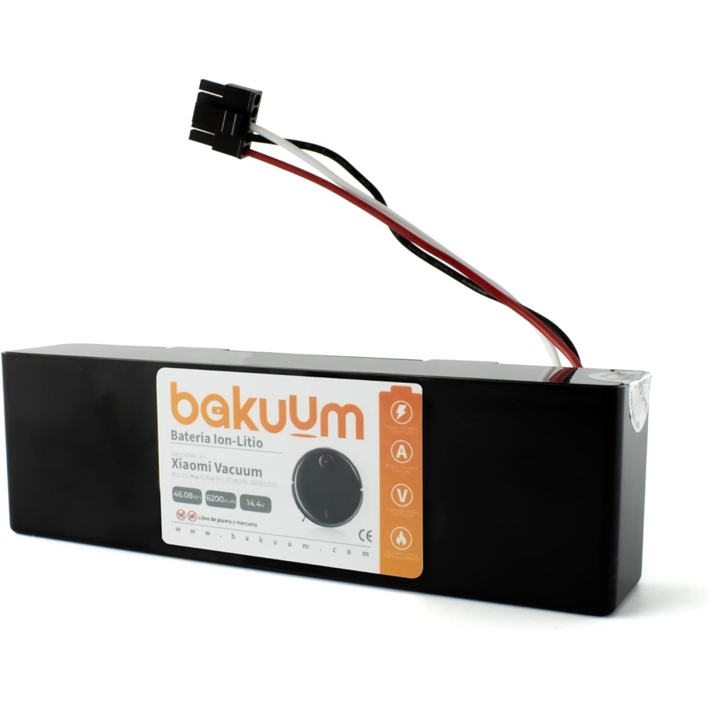 Bakuum aku Xiaomi jaoks, 6200Mah robotite tolmuimejat, mida kasutatakse