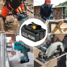 BONADGET BL1830 18V 5.0AH batterij voor Makita-gereedschappen, 1 stks, tentoonstelling