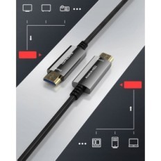 HDMI STOUKI 8K kabelis, 10 metrų, I, 48 GB / s, 2K144 Hz kabelis prie monitoriaus