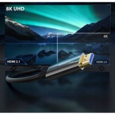 HDMI STOUKI 8K kabelis, 10 metrų, I, 48 GB / s, 2K144 Hz kabelis prie monitoriaus