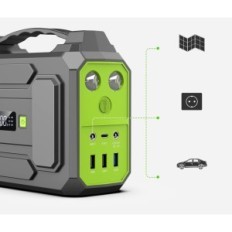 SinkueU 99Wh / 27000mAh 100W Solarladegerät mit USB C / AC / DC-Ausgang
