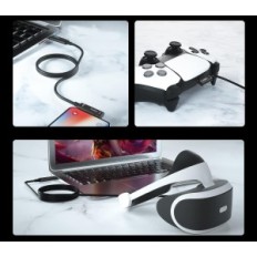 Huaham USB C kábel na USB C 15 m, uhol USB 3.1, 10 Gbps, čierna