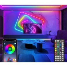 Brugt neon tape LED AILBTON 30M Fjernbetjening IP65