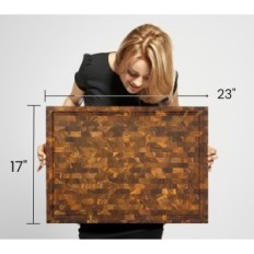 Cutting board Ziruma XXL, 1.5 inch thickness, 23 x 17 inches