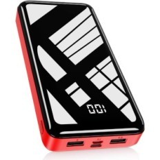 PowerBank BEXTOO PC3 27000 MAH, 3 salidas y 2 entradas, rojo