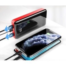 Powerbank Bextioo PC3 27000 mAh, 3 uscite e 2 ingressi, rosso