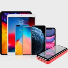 Powerbank Bextoo PC3 27000 MAH, 3 izlazi i 2 ulaza, crveno