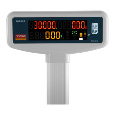 Kainų saugojimo svoris legalizuotas EGE-LED TEM RS232 30kg / 10g