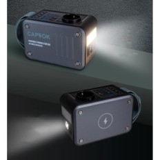 Powerbank Captok S8E 24000 MAH, 230 V with 88.8 W jack