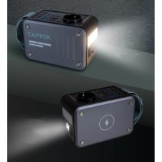Powerbank CAPTOK S8E 24000 mAh, 230 V aljzattal 88.5 Wh