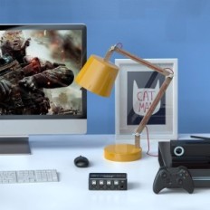 TEVAK 4-Computer KVM HDMI Stikalo, USB 2.0 HDCP 2.2 4K pri 60 Hz