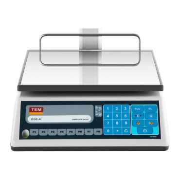 Kainų saugojimo svoris legalizuotas EGE-LED TEM RS232 30kg / 10g