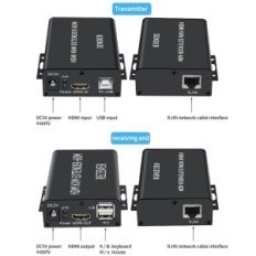 KVM-EXTENDER XYKJOBC HKE120 4K HDTV, HDMI, Ethernet Extender (60m)