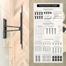 Wall holder for BONTEC CT135B TV, 32-84 '', up to 60 kg