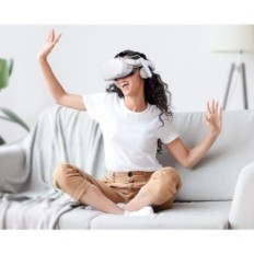 Kiwi Design QA01B Head Holder for VR Glasses, White (uten okular)