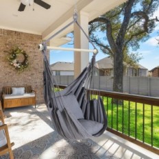 Hammock Armchair Ohuhu XL Y11-86000-40 / 67 με αξεσουάρ, έως 150 κιλά, γκρι