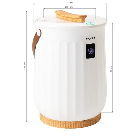 ELEGANTE håndklædevarmer E18 400W — forfra