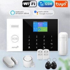 Kit d'alarme Smart Home GSM, RFID, Wi-Fi, 24 pièces