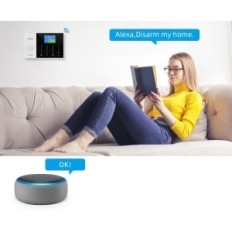 Zestaw alarmowy GSM Smart Home, RFID, Wi-Fi, 24 sztuki