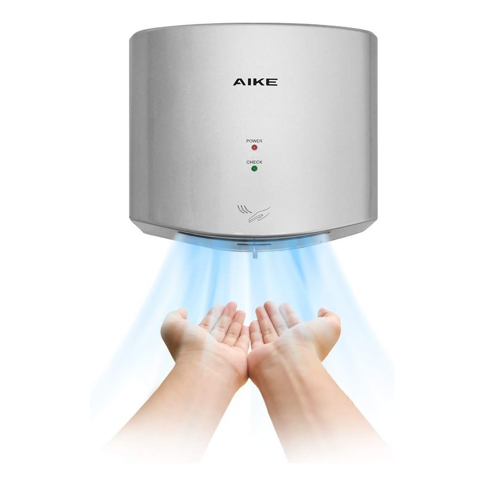 Sèche-mains AK 2630, Viper à air 110 V 1400 W, argent