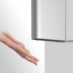 Sèche-mains AK 2630, Viper à air 110 V 1400 W, argent