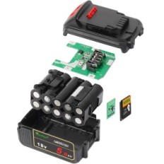 WAITLEY WTL200 18V 5.0Ah batteries for DEWALT power tools, 2 pcs.