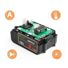 Waitley WTL200 18V 5.0AH batterier til Dewalt elværktøj, 2 stk.