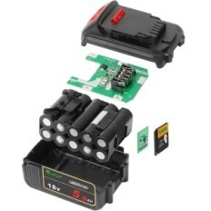 WAITLEY WTL200 18V 5.0AH batterier til Dewalt, 2 stk, brugt