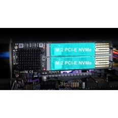 Dual gloterends PA20 M.2 NVME adapter PCIE 3.0 x4 PCIE Bifurcation