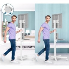 BONDEC TC003WH TV stojan, 23-60 '', VESA 75x400 mm, bílá