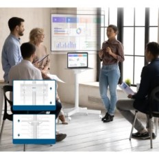 Bontec tc003Wh tv-stand, 23-60 '', Vesa 75x400 mm, wit