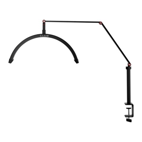 Lampe de traitement Glow MX3 à poser noire — vue latérale