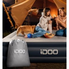 Mattress inflatable single idoo with pump, 190 x 100 x 46 cm, used